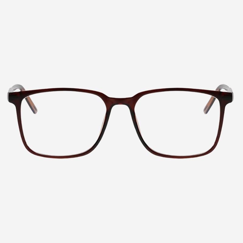 Lucen - Forma - Brown Frame - Clear blue light blocking lens