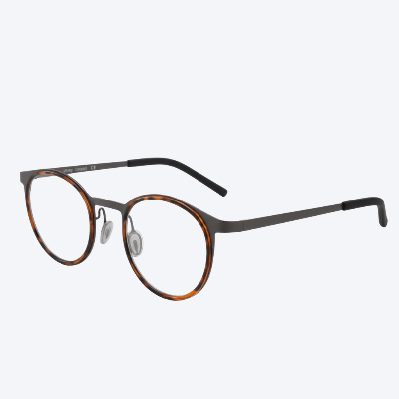 Lucen - Retro - Leopard Frame - Clear blue light blocking lens