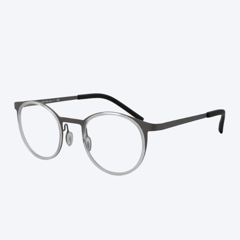 Lucen - Retro - Transparent Frame - Clear blue light blocking lens
