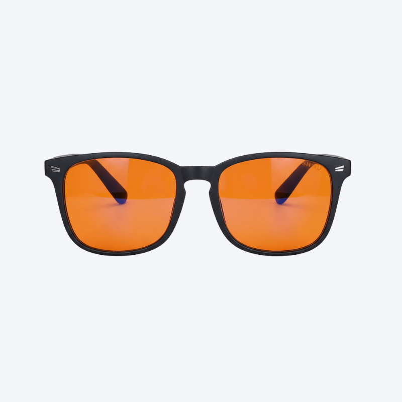 Lucen - Terra - Black Frame -  Orange Blue light blocking lens