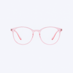 Lucen - Vogue - Pink frame - Clear blut light blocking lens