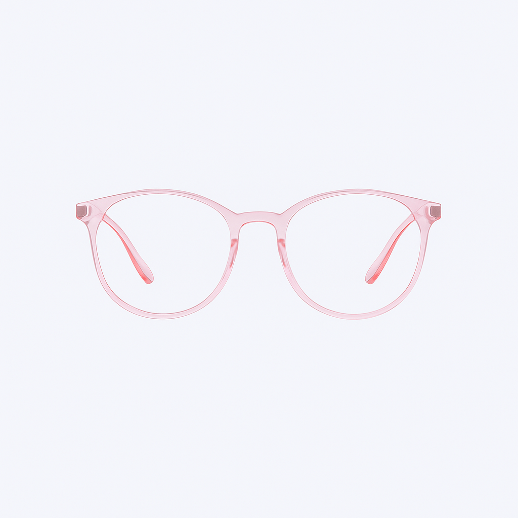 Lucen - Vogue - Pink frame - Clear blue light blocking lens